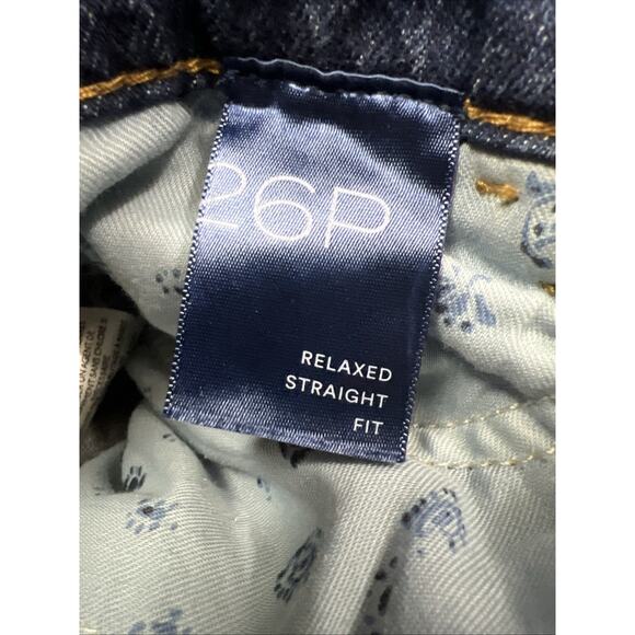 Pilcro Anthropologie Relaxed Straight Fit Jeans Womens Size 26P Distressed - Picture 14 of 15